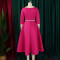 Solid color large skirt temperament evening dress dress foreign