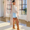 Women's new autumn and winter casual letter embroidered long sleeved cardigan