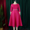 Solid color large skirt temperament evening dress dress foreign
