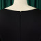 Solid color large skirt temperament evening dress dress foreign