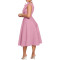Fashionable, sexy, elegant banquet dress with pleated ruffle edge dress