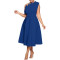 Fashionable, sexy, elegant banquet dress with pleated ruffle edge dress