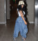 Street casual pleated lace up elastic waist harem pants