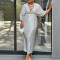 Fashionable women's temperament V-neck sexy slimming sequin plus size dress