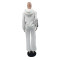 New Fashion Leisure Sports Set Embossed Hooded Zipper Embroidered Two Piece Set