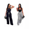 New European and American women's solid color casual pants
