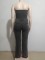 Fashionable hot girl strapless multi pocket work pants