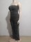 Fashionable hot girl strapless multi pocket work pants