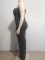 Fashionable hot girl strapless multi pocket work pants