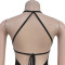 Fashionable women's sexy slim fit camisole V-neck backless dress
