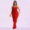 Fashion women's solid color sexy slim fit dress V-neck dress new
