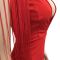 Fashionable and sexy solid color women's deep V sleeveless flowing beard mid skirt dress for women