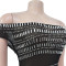 Fashionable women's slim fit temperament, hip hugging short skirt, rhinestone hot stamping dress