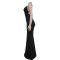 Fashionable women's sexy slim fit camisole V-neck backless dress