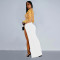 Fashion Women's Hot Diamond Sexy Hollow Long Sleeve Split Dress