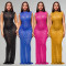 Fashionable women's hot pressed diamond sexy one-piece slimming and hip hugging dress