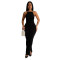 Fashion women's bag arm skirt backless sexy solid color dress new