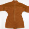 Women's new fashionable zipper long sleeved jumpsuit shorts slim fit