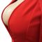 Fashionable and sexy solid color women's deep V sleeveless flowing beard mid skirt dress for women