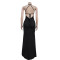 Fashionable women's sexy slim fit camisole V-neck backless dress