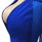 Fashionable and sexy solid color women's deep V sleeveless flowing beard mid skirt dress for women