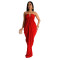 Fashion women's solid color sexy slim fit dress V-neck dress new