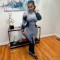 New Spicy Girl Fashion 3D Human Printed Long Sleeve Slimming Hip hugging Dress