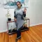 New Spicy Girl Fashion 3D Human Printed Long Sleeve Slimming Hip hugging Dress