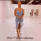 Washed denim dress with rhinestones, split ends, sandblasted, strapless straps, sexy women's long skirt