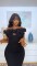 Fashion New Product Sexy Hollow Out Backpack Hip Slimming Dress Women's Foreign Trade