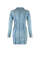 Sexy slim fit denim dress, hip hugging skirt, nightclub skirt, fake two-piece set, half skirt