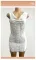 New women's solid color casual sleeveless hooded fringe slim fit dress with hip hugging skirt