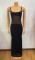 Summer New Women's Sexy Perspective Mesh Bag Hip Wrap Long Dress Strap Dress Dress