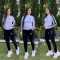 New autumn and winter fashion casual sports pocket hot stamping trendy set