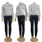 New autumn and winter fashion casual sports pocket hot stamping trendy set
