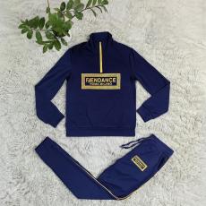 New autumn and winter hot stamping casual long sleeved+long pants set