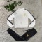 New autumn and winter fashion casual sports pocket hot stamping trendy set
