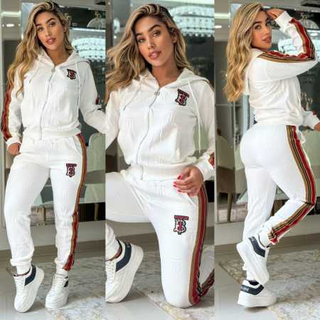 Autumn and Winter Fashion Embroidery Leisure Embossed Sports Zipper Set