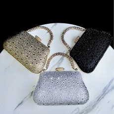 New Cross border Exquisite Banquet Bag with Diamond Inlaid Handheld Bag for Women and Cheongsam Bag for Celebrities Banquet Cross Shoulder Handbag