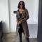 Fashionable and casual long knitted sweater, loose cardigan, knitted sweater jacket