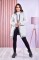 Fashionable casual long sleeved thick hooded cardigan knitted sweater