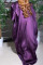 Folded loose slit V-neck pullover dress