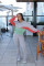 Women's fashion hoodie zipper lapel hoodie zipper jacket slim fit pants