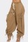 The rope can be pulled, the elastic waistband is pulled, the tie is tied, the bow is tied, and the loose and slimming jeans are women's casual pants