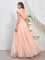 V-neck sleeveless dress, solid color slim fit dress