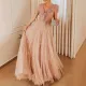 V-neck sleeveless dress, solid color slim fit dress
