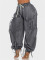 The rope can be pulled, the elastic waistband is pulled, the tie is tied, the bow is tied, and the loose and slimming jeans are women's casual pants