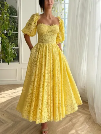 Shoulder sleeves slim fit dress strapless dress mid length skirt