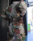 Foreign trade leisure street printed 2-piece jacquard sports hoodie set