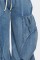 The rope can be pulled, the elastic waistband is pulled, the tie is tied, the bow is tied, and the loose and slimming jeans are women's casual pants
